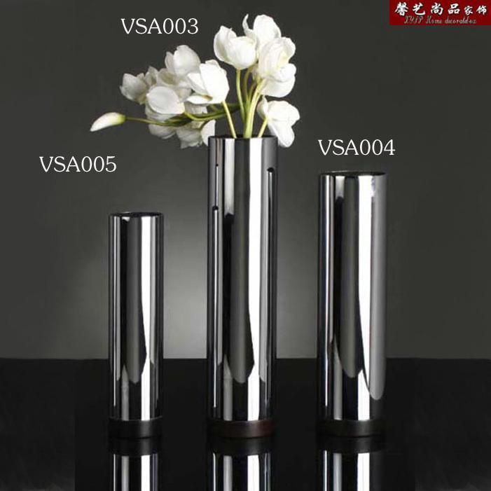 Creative Personality Fashion Stainless Steel Vases Stainless Steel Flowers Inserts HOTEL SUPPLIES FESTIVAL CAN BE PLATED