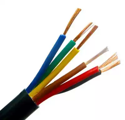 Six-core wire sheath wire RVV6 * 0 5MM wire cable pure copper wire low voltage wire