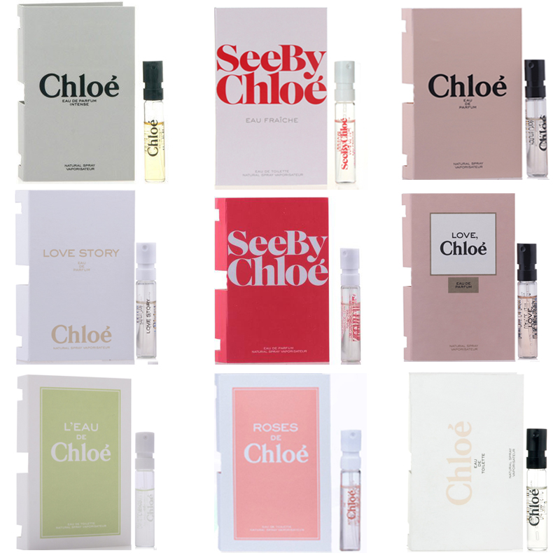 Chloe蔻依克洛伊经典同名浓情水漾典雅玫瑰俏女士香水1.2ml试管