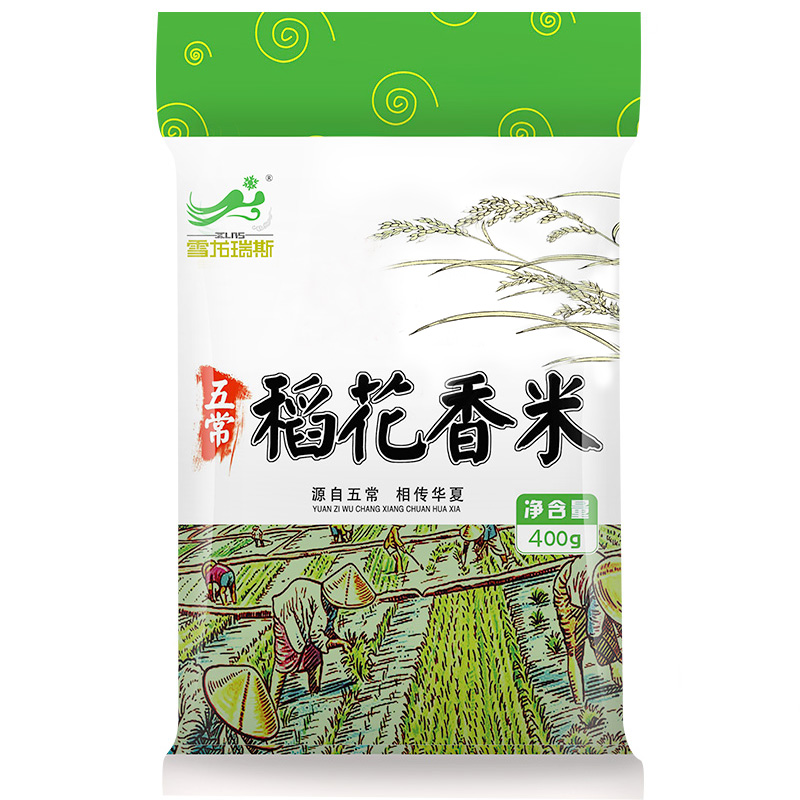 【天猫超市】雪龙瑞斯 稻花香米400g/袋 黑龙江东北大米五常香米