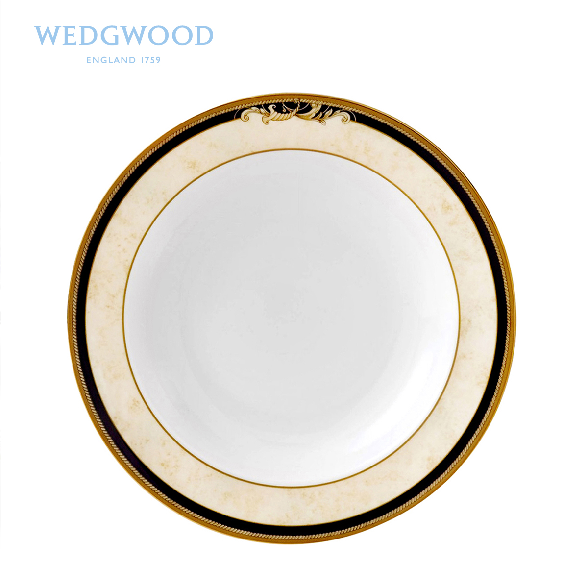 Wedgwood Cornucopia the Cornucopia of 20 cm deep/23 cm ipads porcelain dish soup plate only