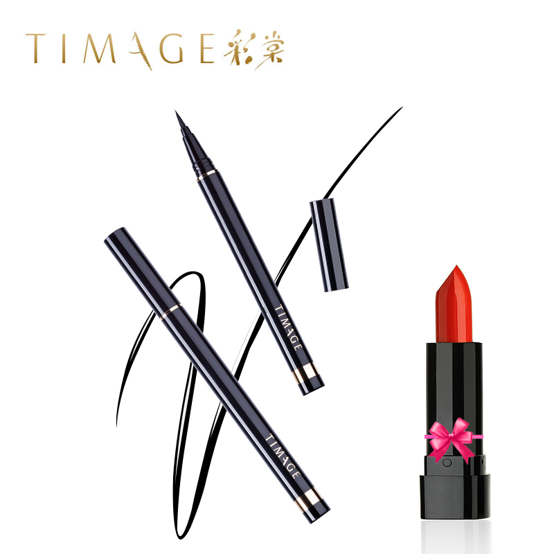 TIMAGE/彩棠新款眼线液笔眉笔防水防汗不晕染持久染眉膏彩妆笔