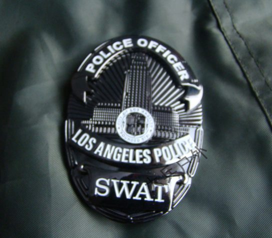 American Metal Badge Big Badge 3 Pieces Solid Composition Structure Waist Hanging Badge Wrap Badge Pure Copper 