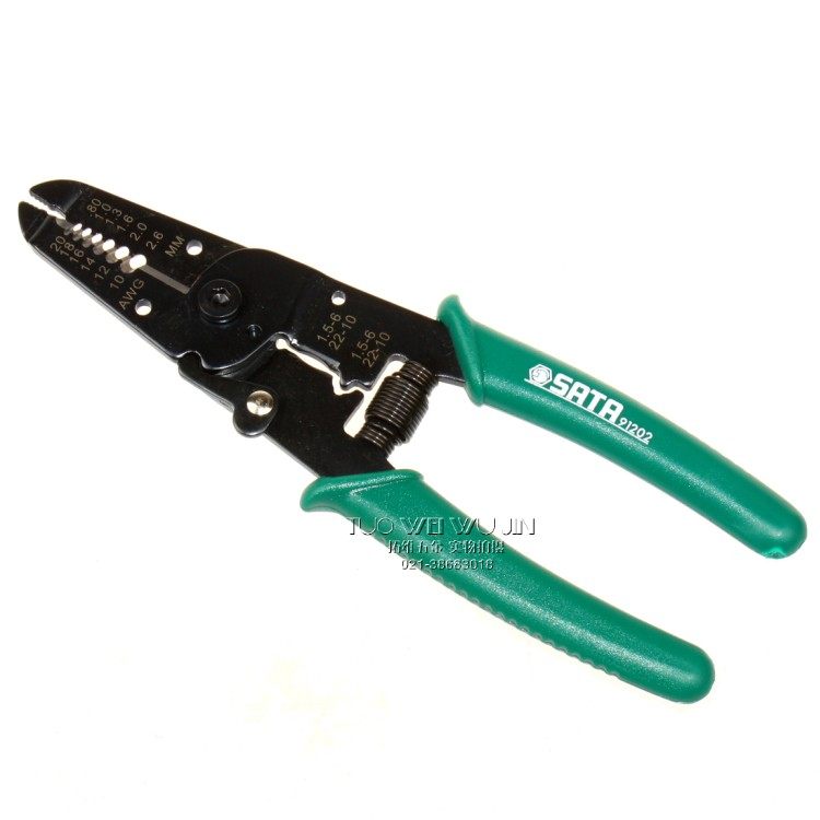 Shida tools electrician stripping pliers multi-function wire pliers cable stripper stripping pliers 7 inch 91202