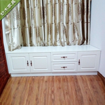 Floor cabinet Low cabinet Bay window cabinet can sit storage storage cabinet Windowsill cabinet Balcony cabinet locker Floor cabinet Custom