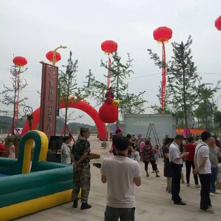 Inflatable lift-off lantern ball Landing advertising ball Air floating balloon opening celebration balloon PVCPE helium balloon customization