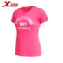 Xtep của Phụ Nữ Thể Thao T-Shirt Mùa Hè Chạy Đào Tạo Toàn Diện Tập Thể Dục Ngắn Tay Áo Breathable T-Shirt Phụ Nữ áo thể thao nữ ba lỗ