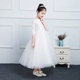 Hoa cô gái váy công chúa váy pettiskirt cô gái lớn catwalk trang phục piano trang phục trẻ em hợp xướng màu trắng váy công chúa cho bé Váy trẻ em
