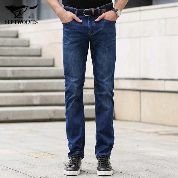 七匹狼 男式直筒牛仔裤 优惠券折后￥139包邮（￥199-60）