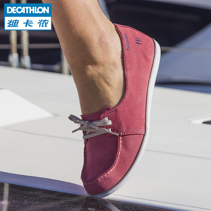 迪卡侬水上运动女士航海鞋浅口鞋低帮鞋防水休闲鞋TRIBORD