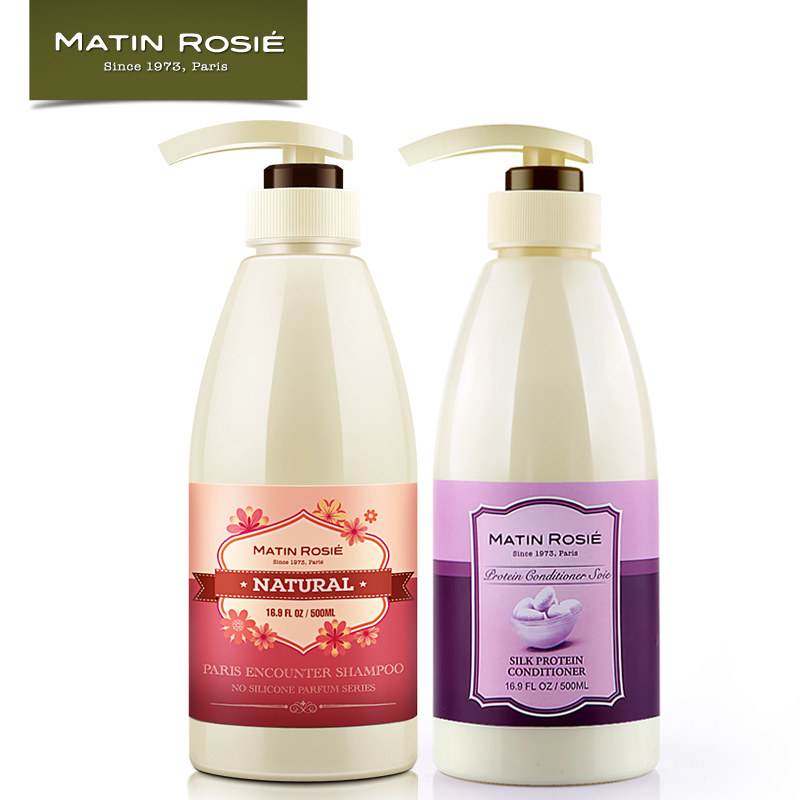 无硅油香水型洗发水相遇巴黎洗发露多倍滋润柔顺护发素套装正品女