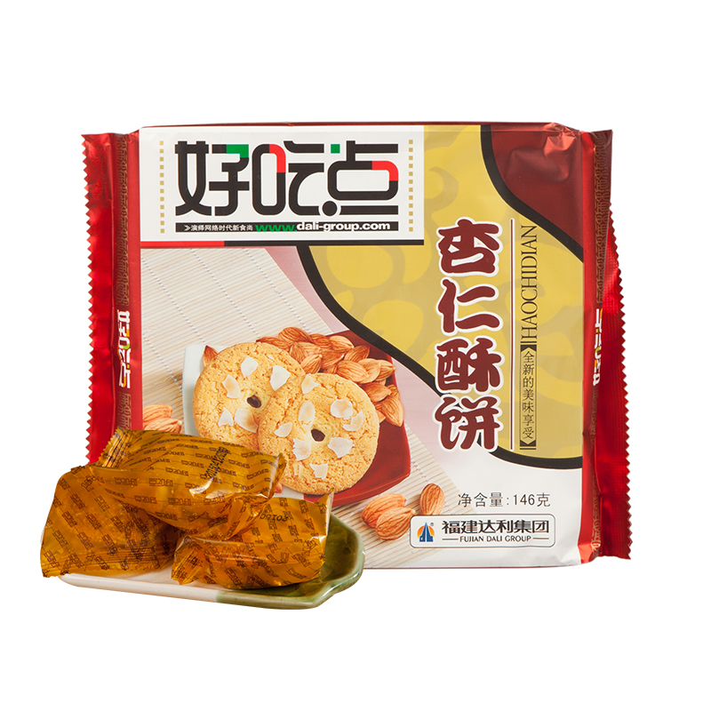 【天猫超市】达利园 好吃点 杏仁酥 146g/袋 传统糕点 小吃点心