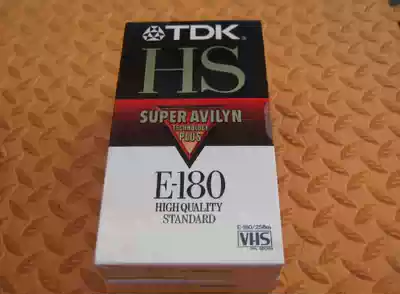New original TDK E-180HSED Big 1 2VHS video tape home video machine dedicated