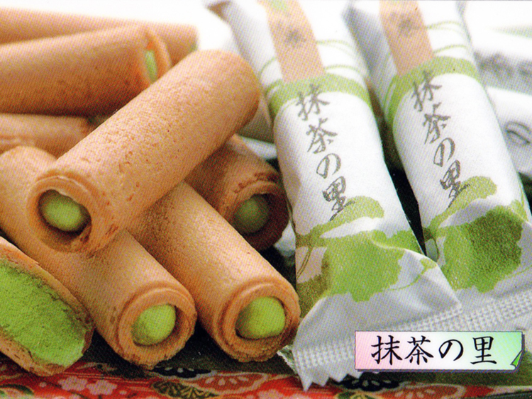 (Japan Direct Mail) Japan Snack special production Smear Tea with Smear Tea Stick Smear Tea Roll 13 packets of 2 packs