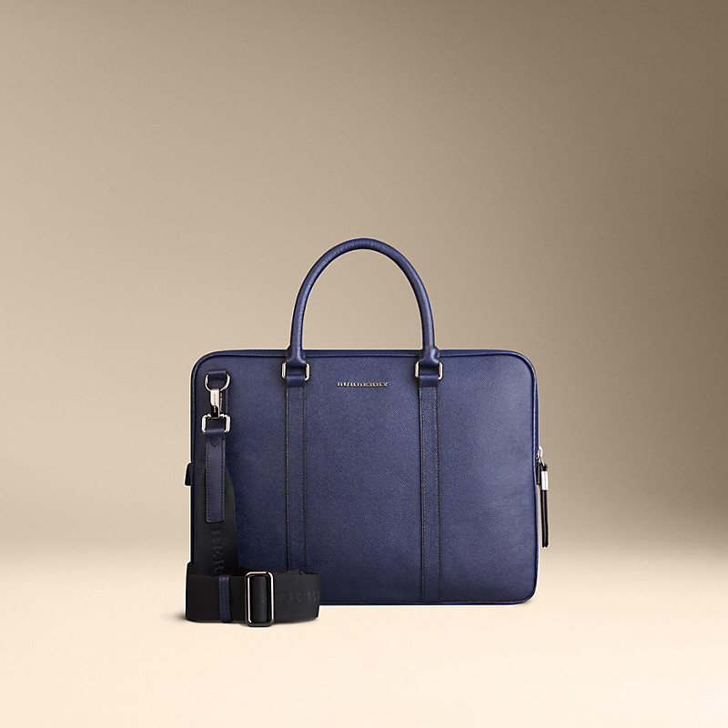 BURBERRY/博柏利London皮革斜背式公文包 39454521