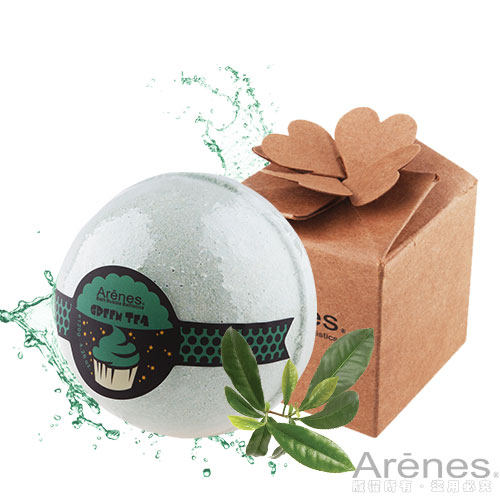 台湾官网直邮进口【Arenes】沁香绿茶香氛沐浴球(120g)《效期2017