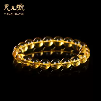 Tianguang Hui natural amber beeswax bracelet Jinper original mine bracelet female model to send girlfriend with certificate