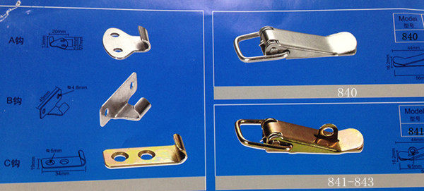 Factory price direct BRH brand industrial pull buckle Iron-plated nickel/stainless steel industrial buckle box buckle door buckle BRH-842