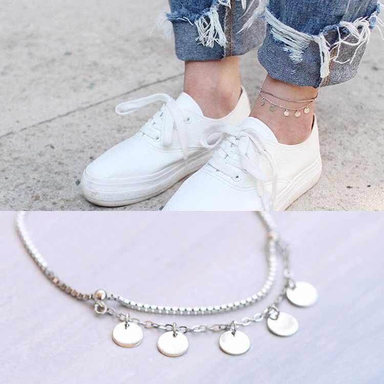 Chaine de cheville Femme OTHER   en Argenterie - Ref 3102863 Image 1