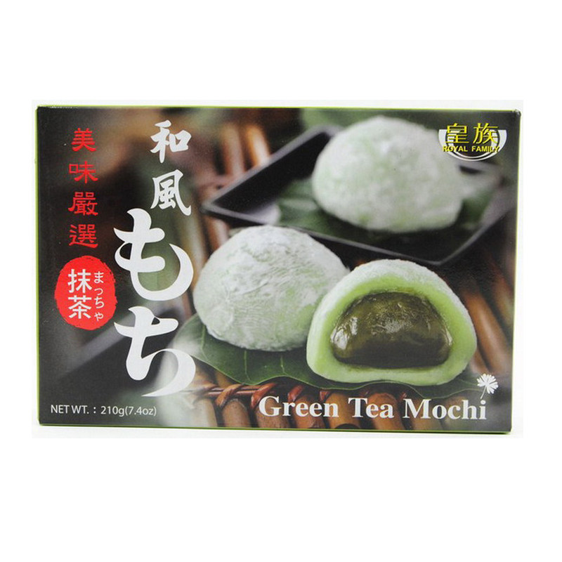 【天猫超市】台湾 进口皇族和风抹茶麻糬210g/盒日式点心台湾特产