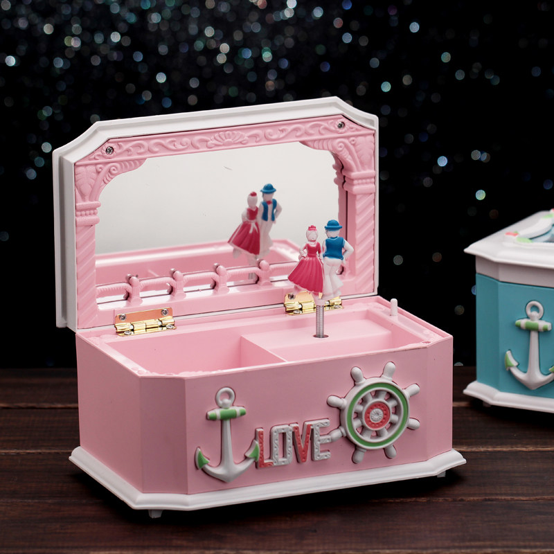 Mediterranean Customs Makeup Case Music Delicacy Eight Soundbox First Accessories Box Fashion Gift Girlfriend Birthday Gift