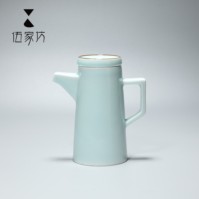 The Wu family fang ying, on ceramic teapot filtering celadon home region of kung fu tea tea tea kettle