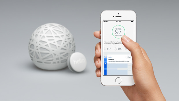 Hello Sense Bird's Nest Sleep Tracker Detector Sleep environment monitoring Improve sleep quality