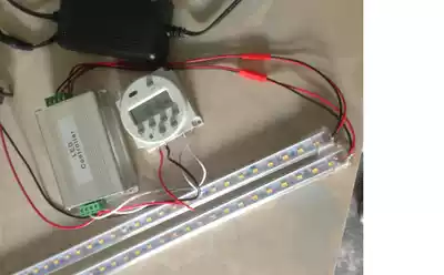 Aquarium LED light bar timed to turn on and off dim Controller Kit to simulate sunrise and sunset day and night changes