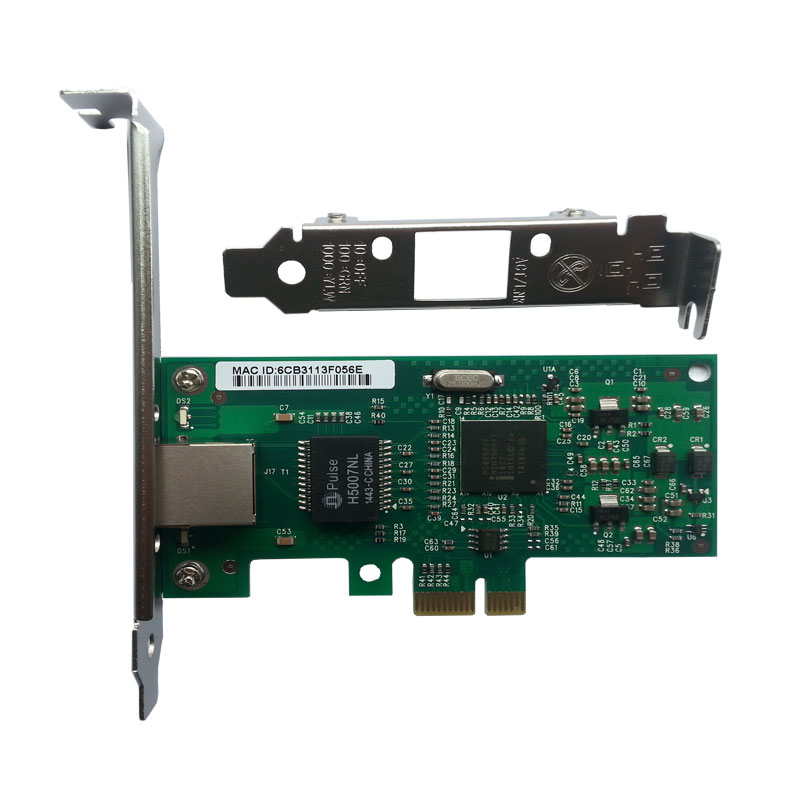 New intel 82573ct 1000M network card single port PCI-E desktop computer network card ROS convergence