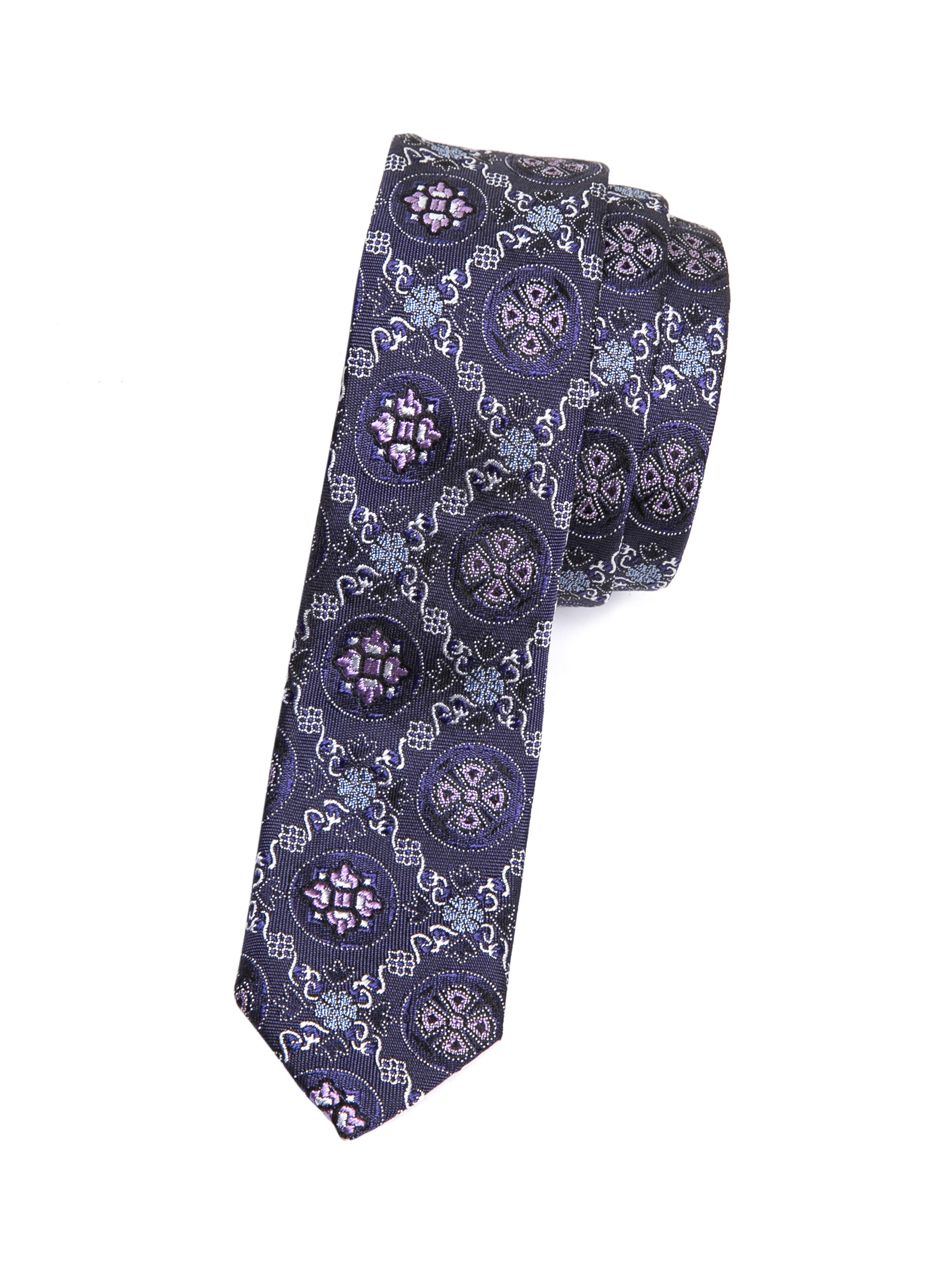 Dolce&Gabbana 紫色对称提花领带