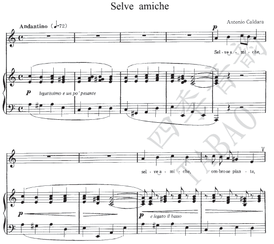 Selve amiche Friendly Forest Vocal Score Piano Accompaniment Score (with teaching singing tips)