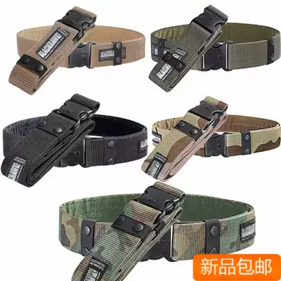 Outdoor Black Hawk tactical belt Nylon outer belt Special forces military fan canvas belt Armed belt 5 5 wide