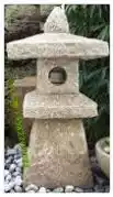 Japanese-style stone lamp Antique stone carving Quyang Stone carving stone lantern stone lamp