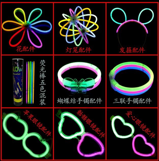 Firefly Glow Sticks Sparkling Rod Silver Lightbar GLOW STICK FIREFLY ACCESSORIES CONNECTOR GROUND FOR A HOT SELL.
