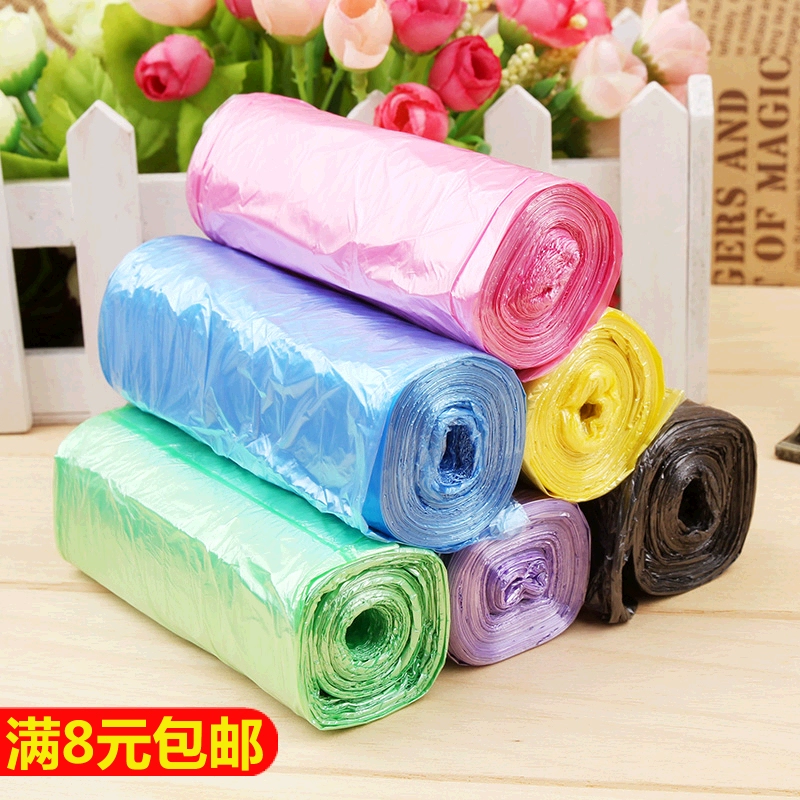 Hộ gia đình lưu trữ cuộc sống nhu yếu phẩm hàng ngày nhà bếp lưu trữ túi nhựa 30 cuộn lớn dày túi rác hộ gia đình - Micrô