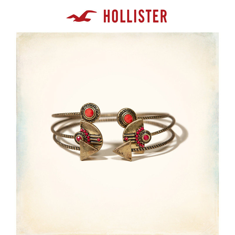 Hollister 金色手镯套装 女 127123