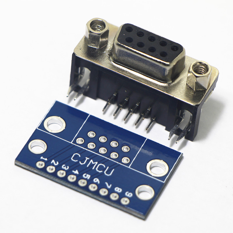 CJMCU-RS232 CJMCU-RS232 DB9 connector PCB patch board DB9 connector seat module (no welding)