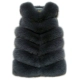 Fox lông vest mid-vest thật Fox lông áo khoác nữ lông vest toàn bộ áo ghi lê da mùa thu và mùa đông - Faux Fur