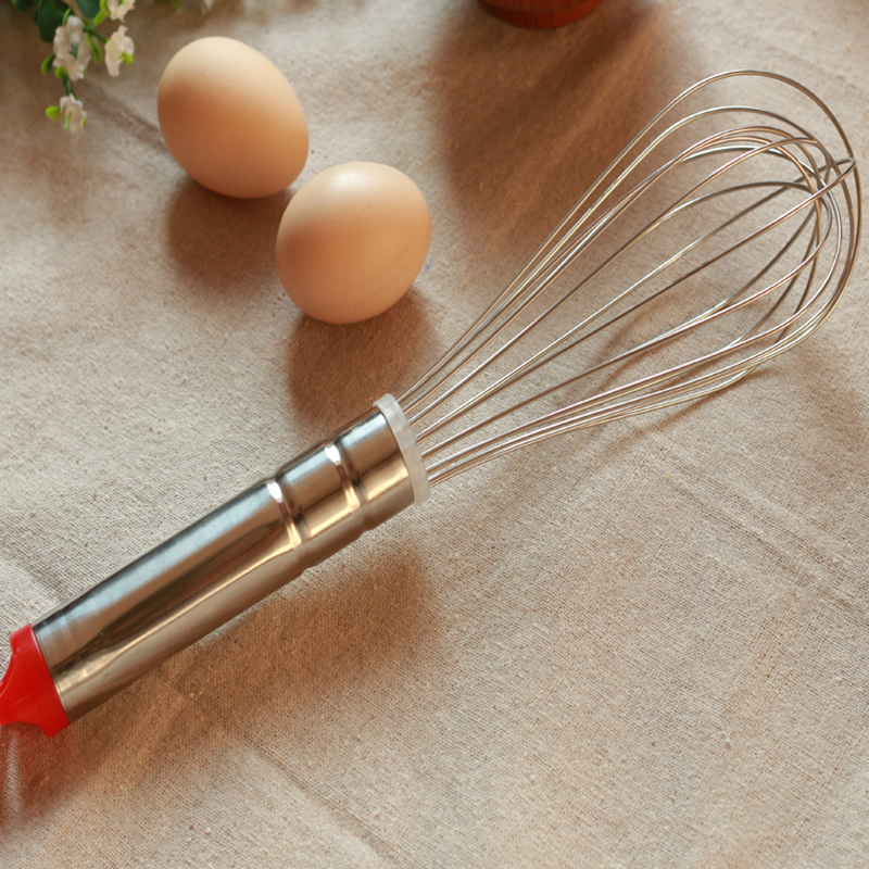 Cafur 304 Stainless Steel Manual Eggbeater Whiter Eggbeater Kitchen Baking Small Tools Blender Mini 