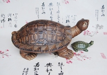  Money turtle ceramic ornaments Feng Shui town house lucky rockery water spray home bonsai fish tank turtle pool landscaping accessories