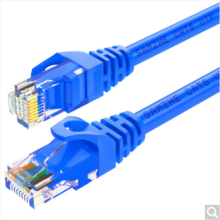 Mountain Zee (SAMZHE) BLU-6020 Engineering Class Six class network cable CAT6 one thousand trillion jumper blue 2 m