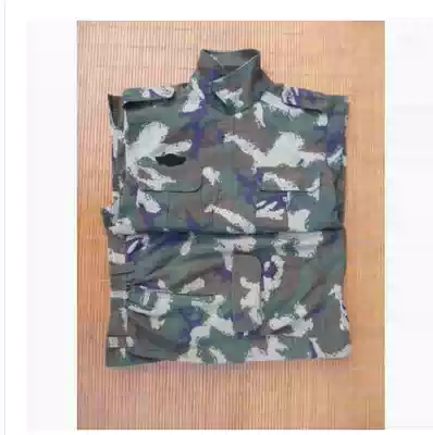 Second-hand old big flower summer camouflage