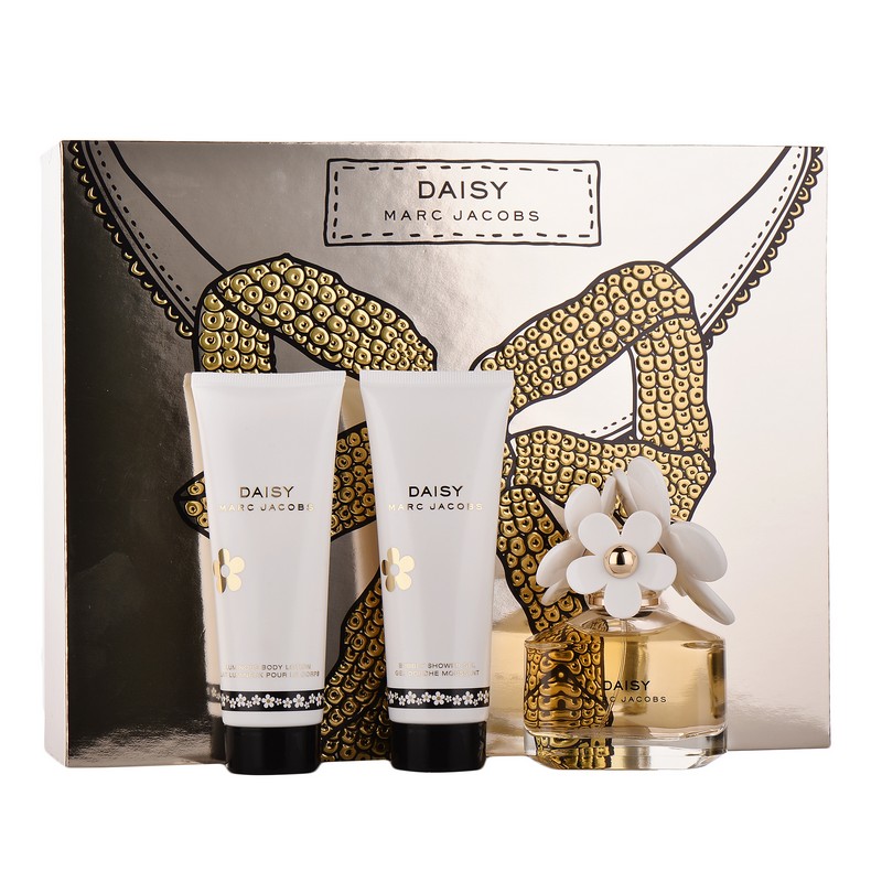 Marc Jacobs莫杰小雏菊女士三件套香水50ml身体乳75ml沐浴露75ml