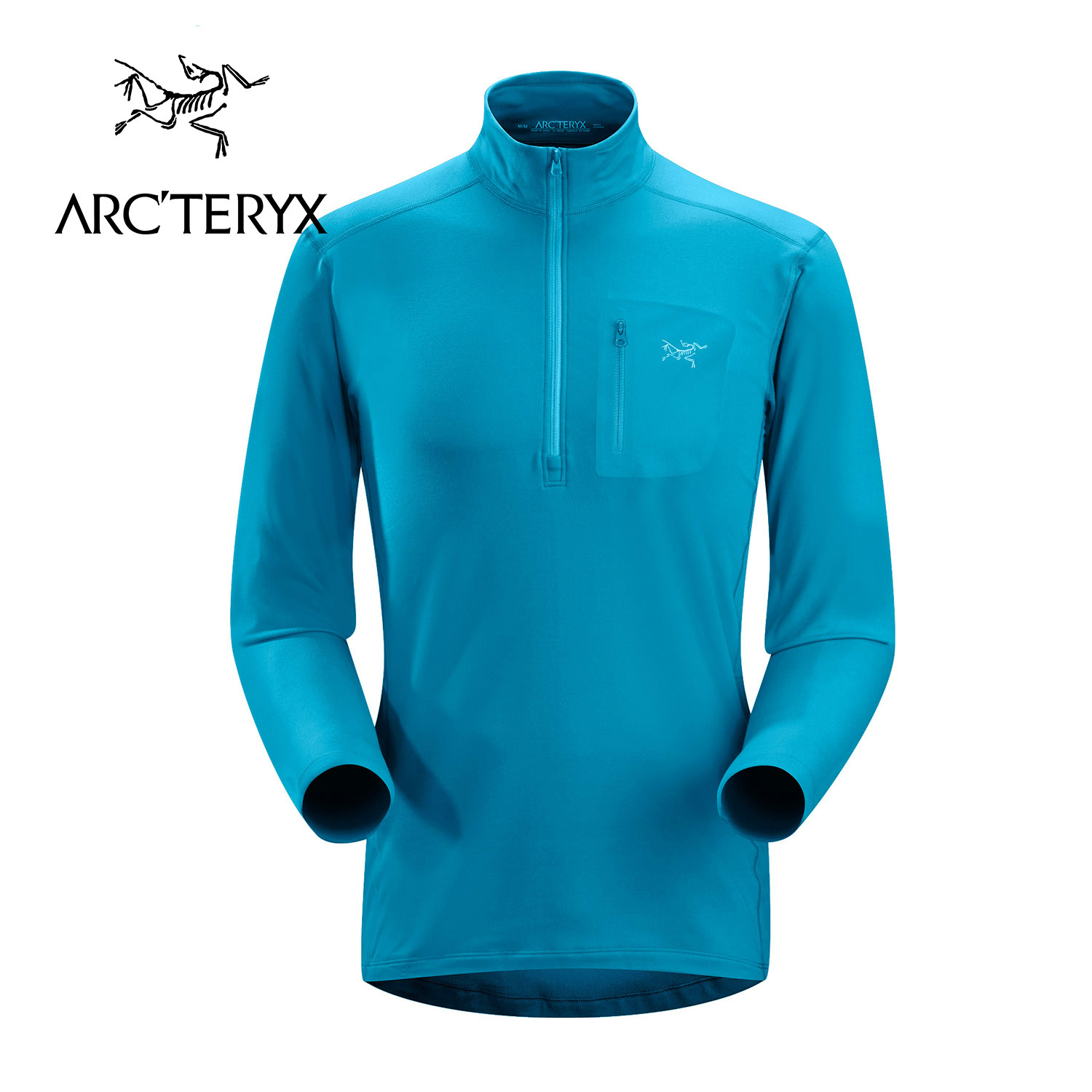 ARCTERYX/始祖鸟 男款修身抓绒衣Rho LT Zip Neck 11270