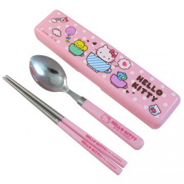 Hello Kitty 餐具组-盒 KS-8236台湾官网直邮进口