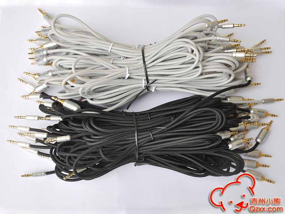 Qingzhou bear original French Spirit One earphone line 3 5 to 3 5 audio line recording line AUX line car