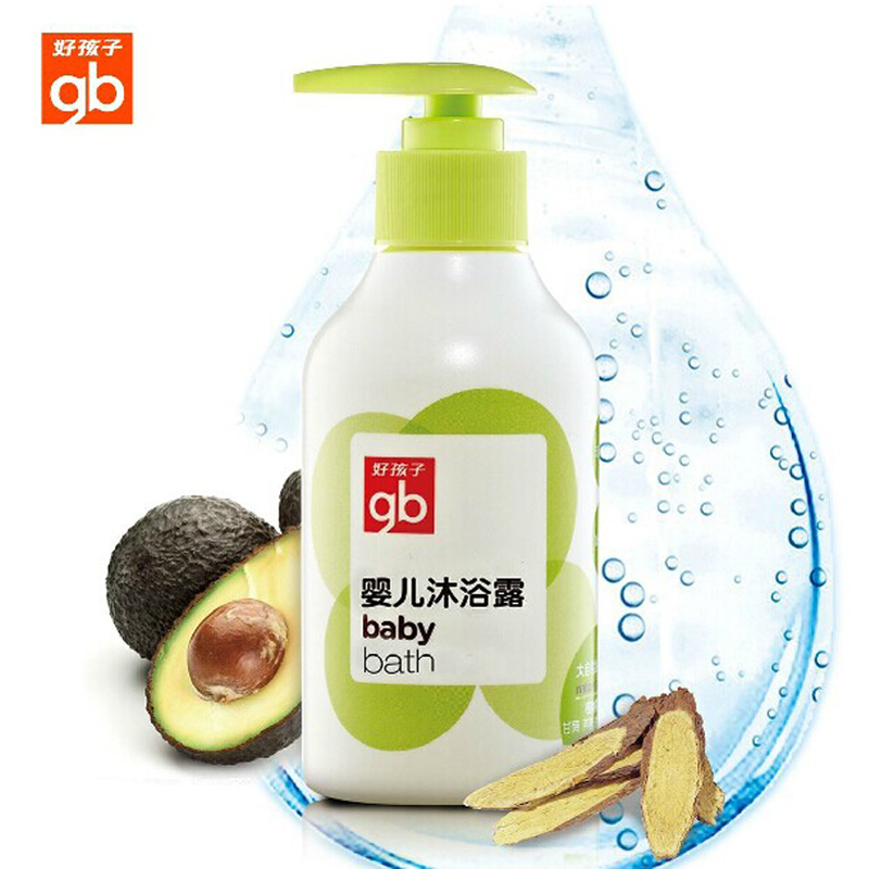 好孩子婴儿植物精华沐浴露 新生儿宝宝沐浴露安全温和无刺激220mL
