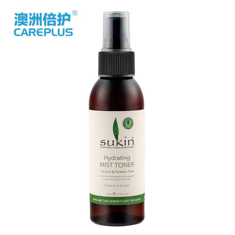 Sukin保湿喷雾清爽型爽肤水125ml 补水控油 收缩毛孔 舒缓抗敏感