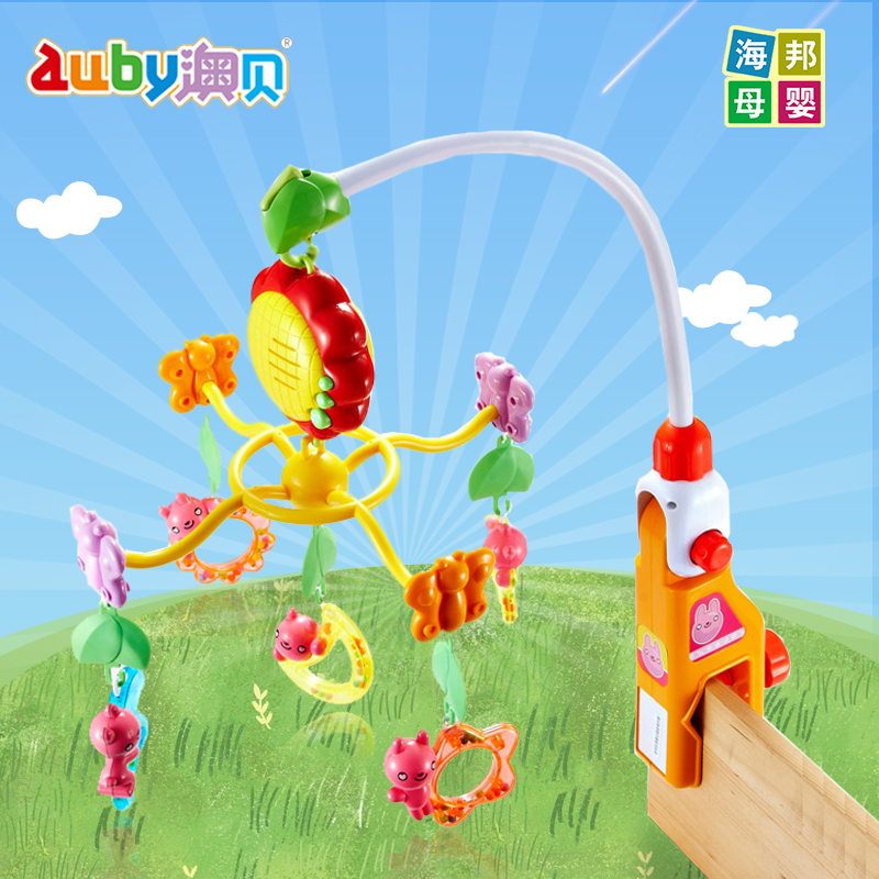 澳贝床铃新生儿音乐旋转床头铃0-3个月婴儿床上玩具宝宝摇铃挂件6