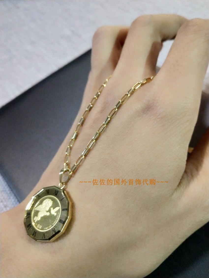 Zuo Zuo 18K Japanese-style rectangular chain shrinkable classic fashion ...